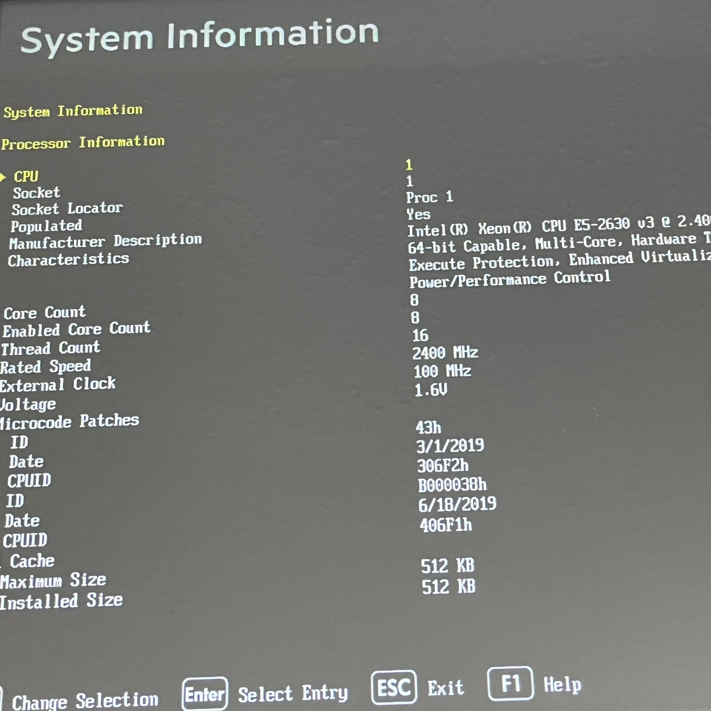HPE ProLiant DL360 Gen9 Xeon E5-2630 v3 2.40GHz 128GB RAM