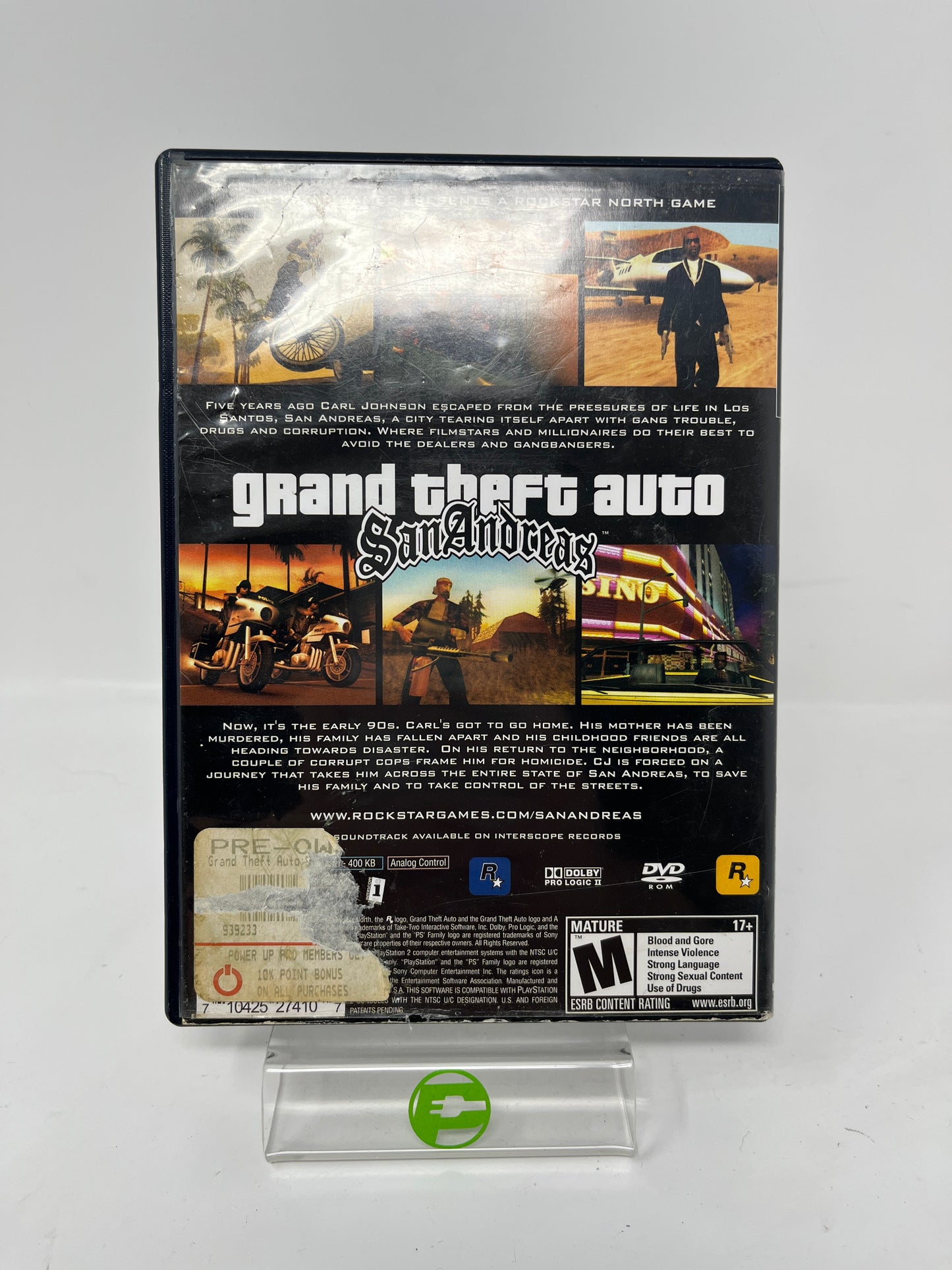 Grand Theft Auto San Andreas (Sony PlayStation 2 PS2,