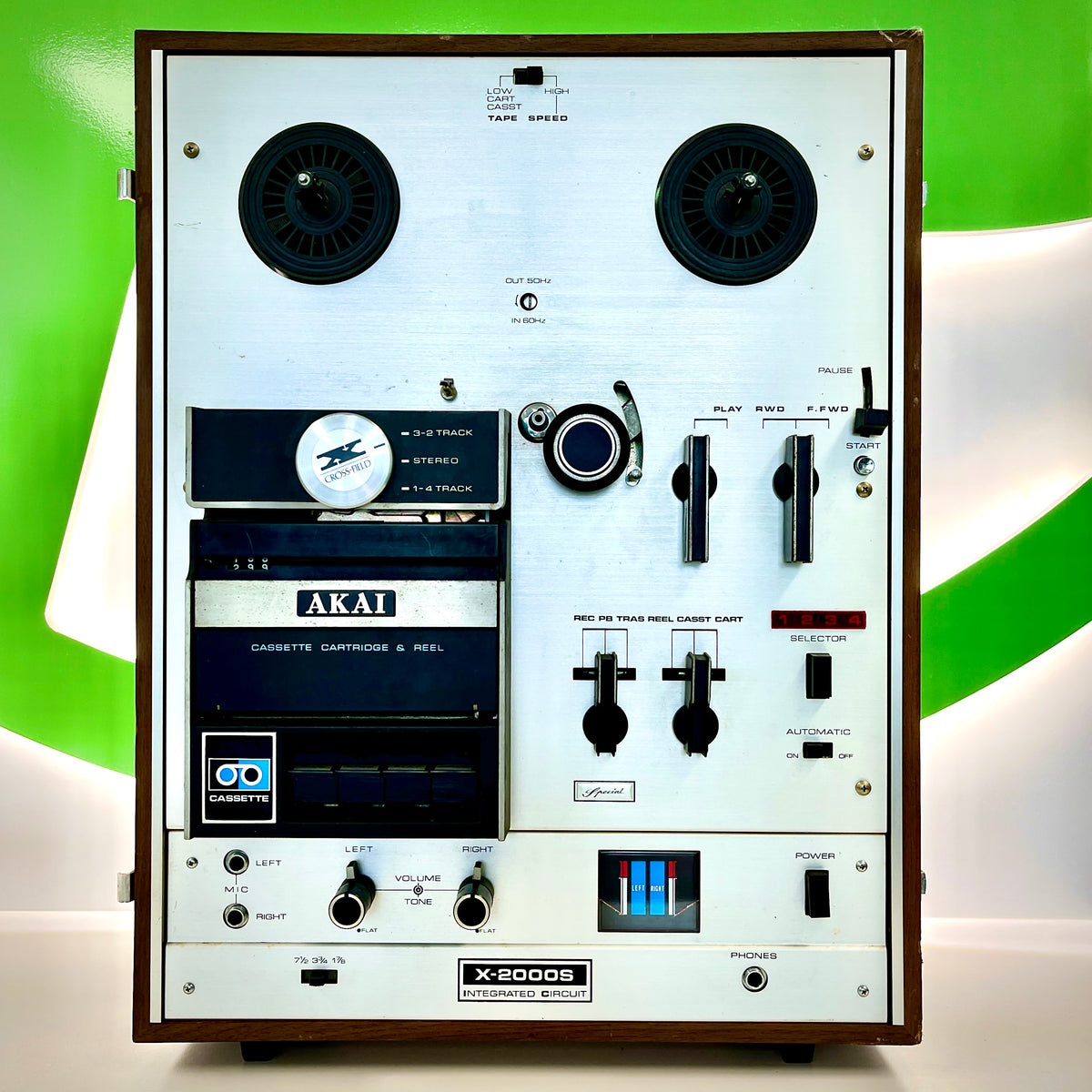 Akai X-2000S Reel to Reel, Tape and 8-track Deck