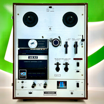 Akai X-2000S Reel to Reel, Tape and 8-track Deck